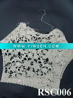Wholesale lace top clothing casual lace blouson lady clothes
