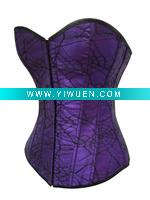 Wholesale Paypal Accepted MH12 purple and black lace corset sexy lingerie