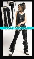 Wholesale Punkrave Punk Black unisex Casual Trouser K-096