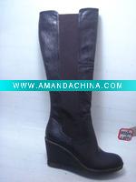 Wholesale fashion middle heel comfort nice sexy high quality boots for women for wholesale