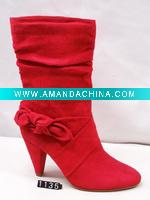 Wholesale sexy high heel dress boots,evening boots shoes