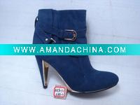 Wholesale fashion hot latest sexy high quality high heel PU women shoes and boots