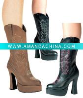 Wholesale sexy chunky boots lady boots fashionable lady boots