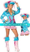 Wholesale Women Fantasy Sexy Costume Lingerie/Caribbean Captain Costume