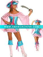 Wholesale Women Fantasy Sexy Costume Lingerie/Buccaneer Fantasy Costume