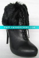 Wholesale sexy fur pu boots