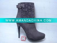 fashion sexy hot new nice high heel PU women boots and shoes for wholesale