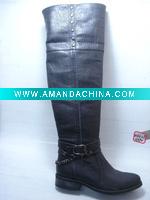 Wholesale low price high quality flat woman boots