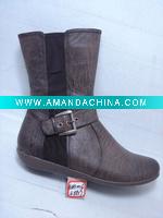 Wholesale fashion new hot nice sexy high quality flat comfort ladies shoes and boots