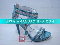 Wholesale hot fashion nice sexy PU high heel new women sandals for wholesale
