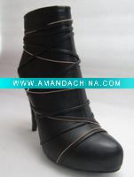 Wholesale PU ankle boots