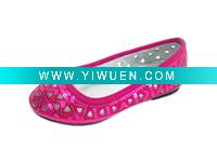 Wholesale beauty&soft sequin beaded children dress shoes