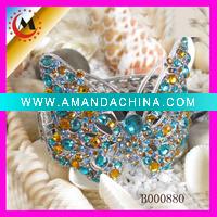 Wholesale 2011 New Fashion Butterfly Crystal Bracelet