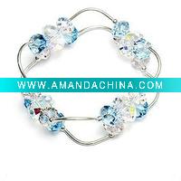 Wholesale 2011 high quality beaded crystal bracelet