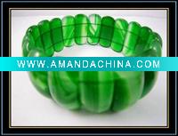 Wholesale Watermelon Green Fashion Jewelry Natural powder crystal Bracelets