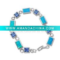 Wholesale wholesale sterling silver bracelet,crystal bracelet