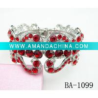 Wholesale crystal bracelet/bangle & bracelet/wristband/alloy bracelet/rhinestones jewelry