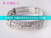 Wholesale 2011 new design fashion stretch silver alloy crystal bracelet