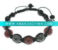 Wholesale shamballa crystal bracelet(CRB009)