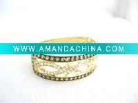 Wholesale 2011 golden and crystal bracelet