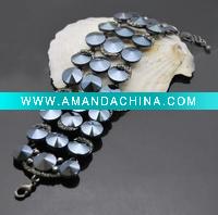 Wholesale Fashion jewelry CZ crystal bracelet-D02029