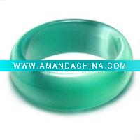 Wholesale green cat's-eye style bracelets fashion green crystal bracelet