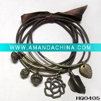 Wholesale Lucky rubber bangle bracelet