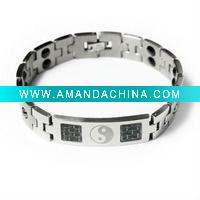 Wholesale titanium pain relief sports bracelet