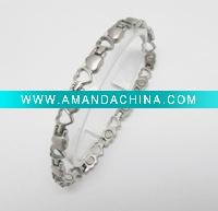 Wholesale woman promotion gift sport magnetic stainless steel bracelet