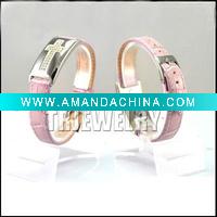 Wholesale magnetic leather sports bracelets