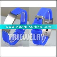 Wholesale rubber magnetic sports bracelets