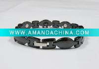 Wholesale silver jewelry fashion jewelry health sport Bracelets Titanium Germanium Anion magnet gifts