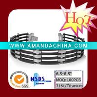 Wholesale Fashionable Titanium Sports Bracelet
