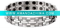 Wholesale Double line design Titanium magnetic bracelets