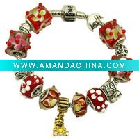 Wholesale glass beads; bracelet , european style , best quality ,best price