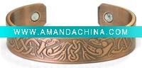 Wholesale Bronzen copper bangle bracelet with magnet