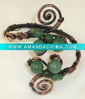 Wholesale Copper Bracelet with Jade