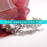 Wholesale 2010 white zircon bracelet (ml-sl0005)