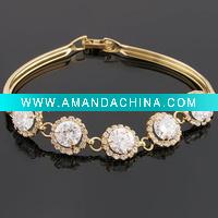 Wholesale children's bady girl diamond charm bracelet