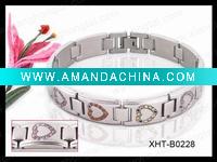 Wholesale germanium negative ion magnetic healthy bracelets for christmas gifts from china