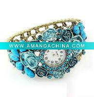 Wholesale 2011 fashion alloy watch bracelet for promotion