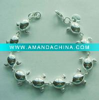 Wholesale Silver plated fashion copper bracelet