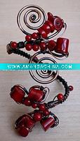 Wholesale Copper Bracelet with Red Coral