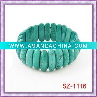 Wholesale HOT !!! Turquoise Beaded Bracelet