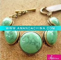 Wholesale hot sales gorgeous luxurious fashion Turquoise bracelet and bangles