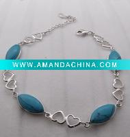 Wholesale the most chic bracelet with turquoise