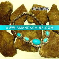 Wholesale stabilized turquoise bracelet