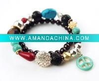 Wholesale HSYBR1691 Latest New Design Turquoise Bracelet