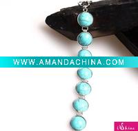 Wholesale Vintage Charm fashion jewelry 2011 popular jewellery Natural turquoise bracelet