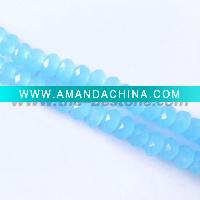 Wholesale Fashion Blue Faceted Rondelle Loose Beads for jewelry